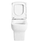 Naples Short Projection Close Coupled Toilet with Soft Close Seat & Cistern - White