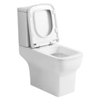 Naples Short Projection Close Coupled Toilet with Soft Close Seat & Cistern - White
