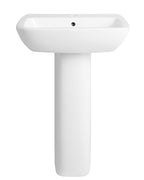 Naples Basin with Full Pedestal - 1 TH - White