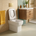 Naples Short Projection Back to Wall Toilet With Soft Close Toilet Seat - White