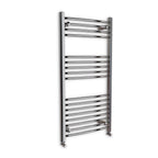iBathUK Zypher Curved Heated Towel Rail Bathroom Radiator - Chrome