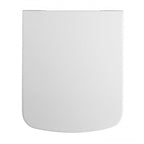 Line Modern Square Soft Close Toilet Seat - White
