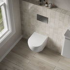 Sigma Rimless Wall Hung Toilet with Slim Sandwich Soft Close Seat - White