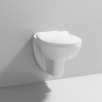 Sydney Modern Wall Hung Toilet with Soft Close Seat - White