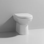 Liquid Back to Wall Toilet With Seat - White
