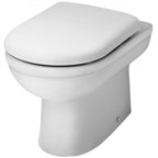 Liquid Back to Wall Toilet With Seat - White