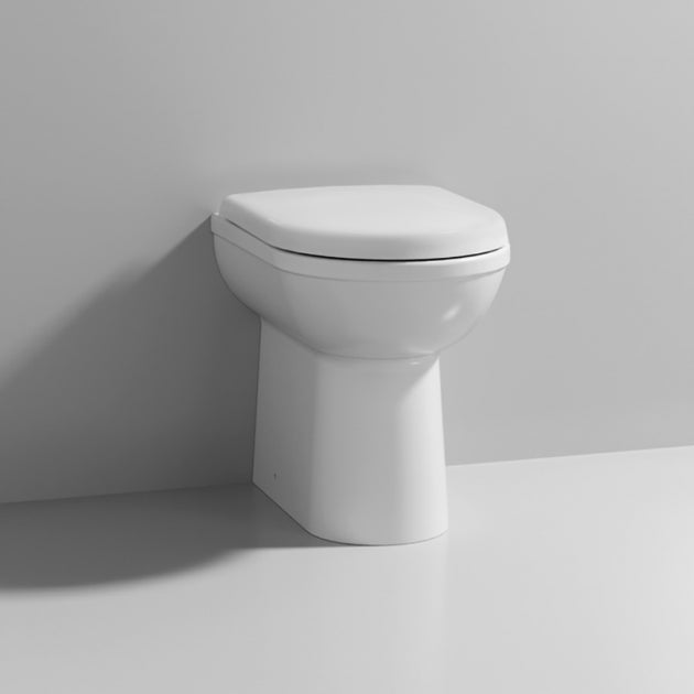 Liquid Comfort Height Back to Wall Toilet With Seat - White
