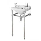 Richmond Traditional Basin With Washstand - White
