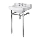 Richmond Traditional Basin With Washstand - White