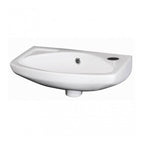 Sydney Cloakroom Wall Hung Basin - 450mm Wide - 1 TH - White