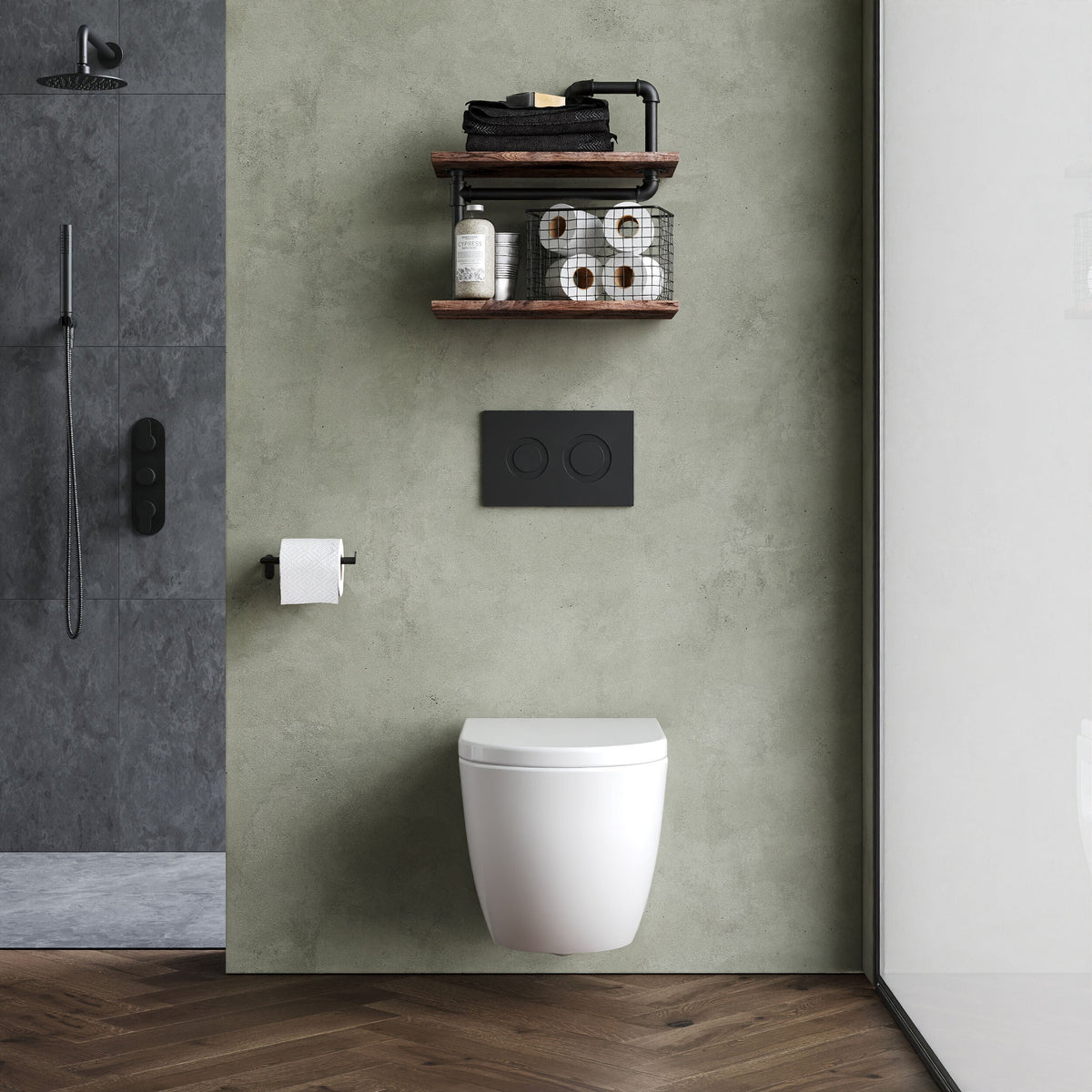 Vast Wall Hung Toilet With Luxury Soft Close Seat - White