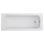 Metro Rectangular Single Ended Bath with Legs - White
