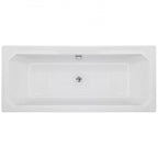 Elvora Rectangular Double Ended Bath With Legs - 1800mm x 800mm - White