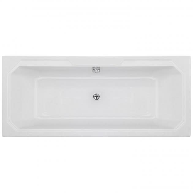 Elvora Rectangular Double Ended Bath With Legs - 1800mm x 800mm - White