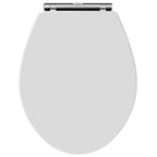 Classique Comfort Height Close Coupled Toilet With Cistern & Seat - White