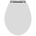 Classique Traditional High Level Toilet with Cistern, Toilet Seat & Flush Pipe Kit - White