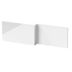 Kudos PVC Square Front Bath Panel - Gloss White