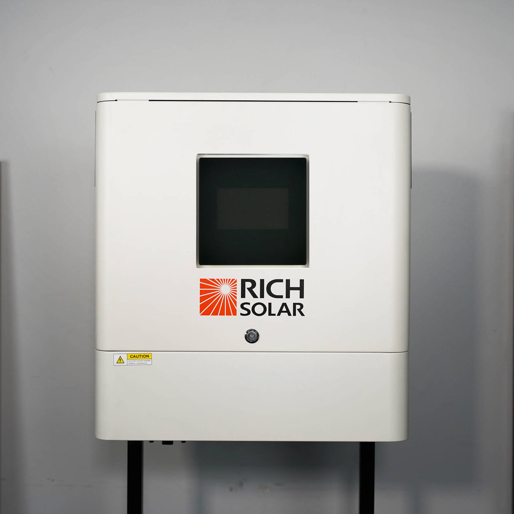 NOVA 6500S | 6500 Watt (6.5kW) 48 Volt Off-Grid Hybrid Solar Inverter | Premium 6500W 48V Hybrid Inverter for Campers, Cabins, Tiny Homes, ADUs, RVs, Off-Grid | Huge LCD Touchscreen with Ambient Lights | UL 1741 Certified