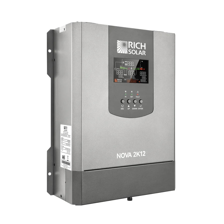 Rich Solar NOVA 2K12 2000W 12V Pure Sine Wave Inverter with Built-in Transfer Switch