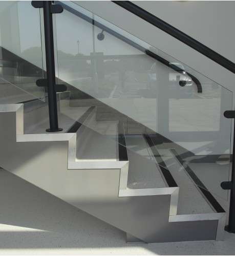 NSA Rakeback - 42mm  Stair Edge Trim Pre-Formed 350mm Length