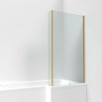 Elevation 6mm Glass L-Shaped Bath Screen - 1400mm x 815mm