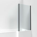 Elevation 6mm Glass L-Shaped Bath Screen - 1400mm x 815mm