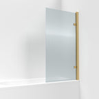 Nova 8mm Glass Square Hinged Bath Screen - 1520mm x 830mm