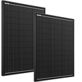 2x 300W 12V Fixed Mono Shingled Solar Panel Caravan Camping RV