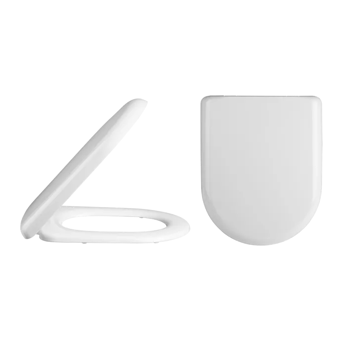 Vast Close Coupled Toilet with Cistern & Seat - White