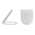 Liquid Comfort Height  Close Coupled Toilet with Push Button Cistern & Seat - White