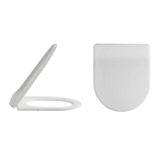 Liquid Comfort Height  Close Coupled Toilet with Push Button Cistern & Seat - White