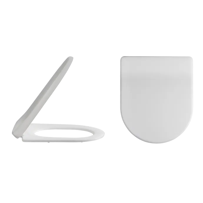 Liquid Comfort Height  Close Coupled Toilet with Push Button Cistern & Seat - White