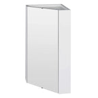 Element Non Iluminated Corner Mirror Cabinet - 650mm x 459mm - Gloss White
