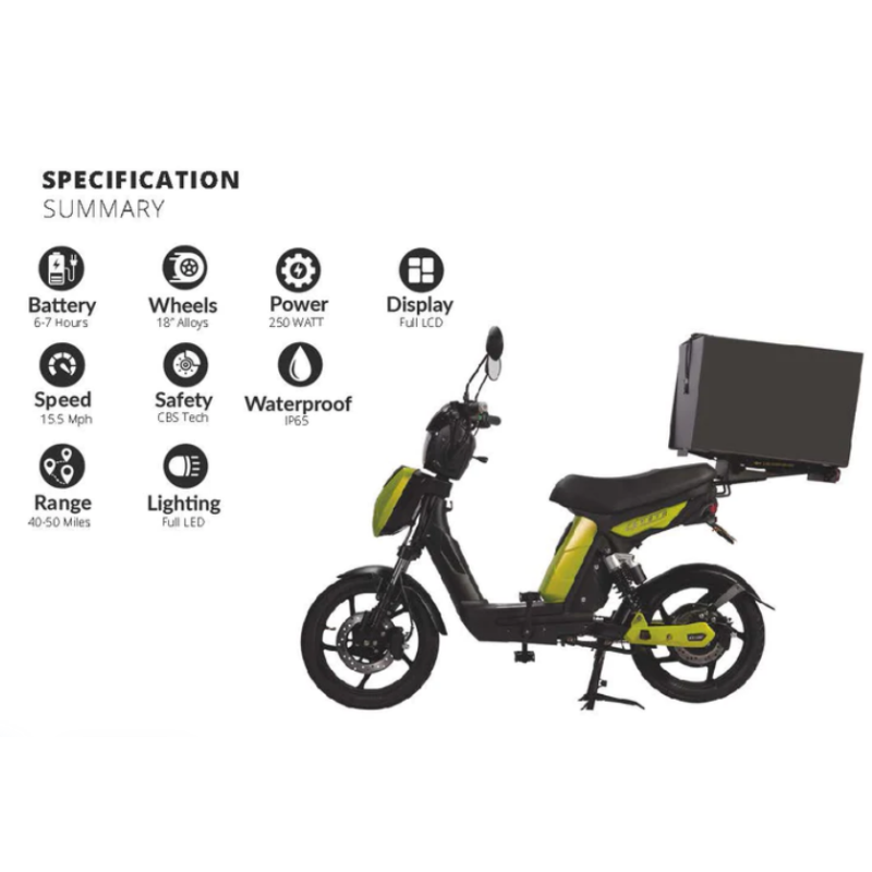 Eskuta SX-250 Series IV Cargo Moped Style EAPC Electric Bike