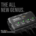 Noco GENIUS2X4 6V/12V 4-Bank 8-Amp Smart Battery Charger