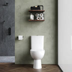 Alca Close Coupled Toilet with Soft Close Seat & Cistern - White