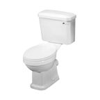 Hix Close Coupled Toilet with Soft Close Seat & Cistern - White