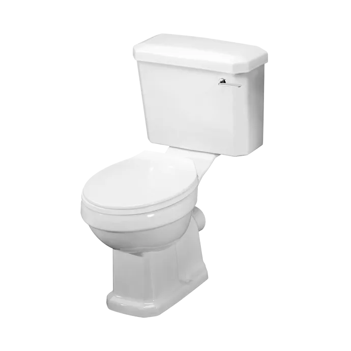 Hix Close Coupled Toilet with Soft Close Seat & Cistern - White