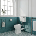 Hix Low Level Toilet With Cistern & Flush Pipe Kit - White
