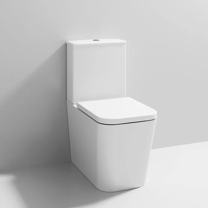 Muse Close Coupled Toilet with Soft Close Seat & Cistern - White