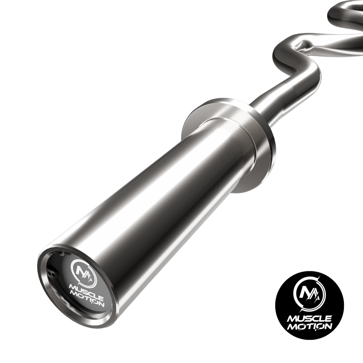 Muscle Motion 4ft Olympic Super Curl Bar