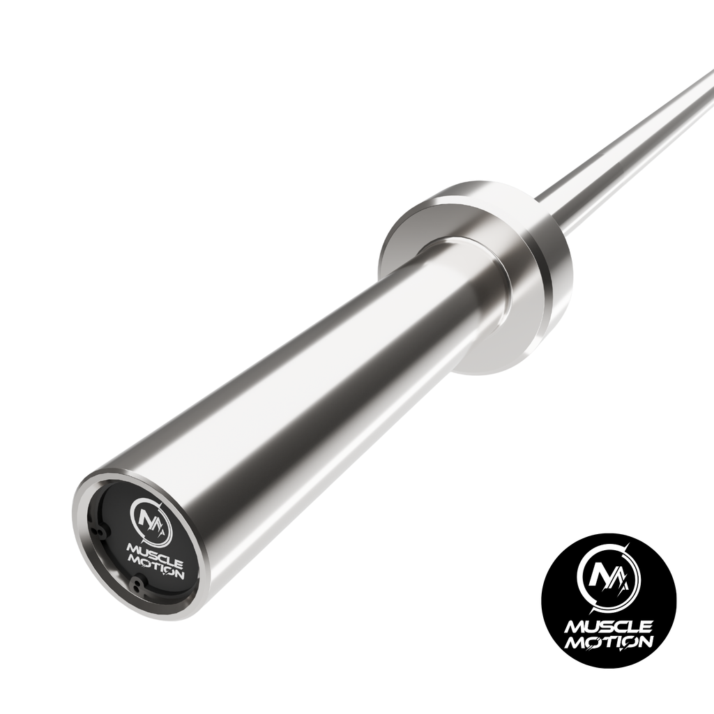 Muscle Motion 12.5kg 5ft Compact Olympic Barbell (700lbs Rating)