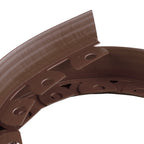 Lawn Border Set, Easy Border 40mm Brown 10m with Pegs