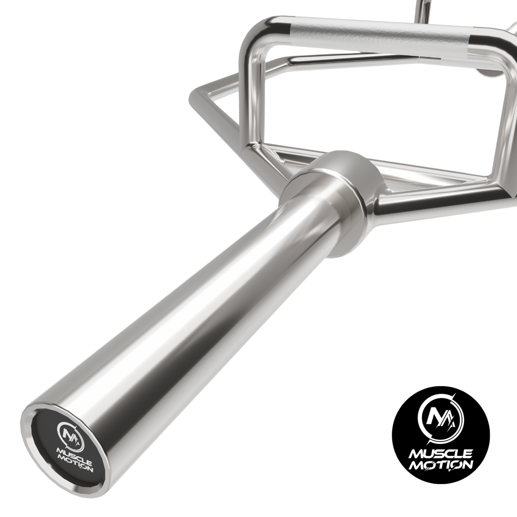 Muscle Motion Olympic Hex Shrug Deadlift Trap Barbell 4.5ft