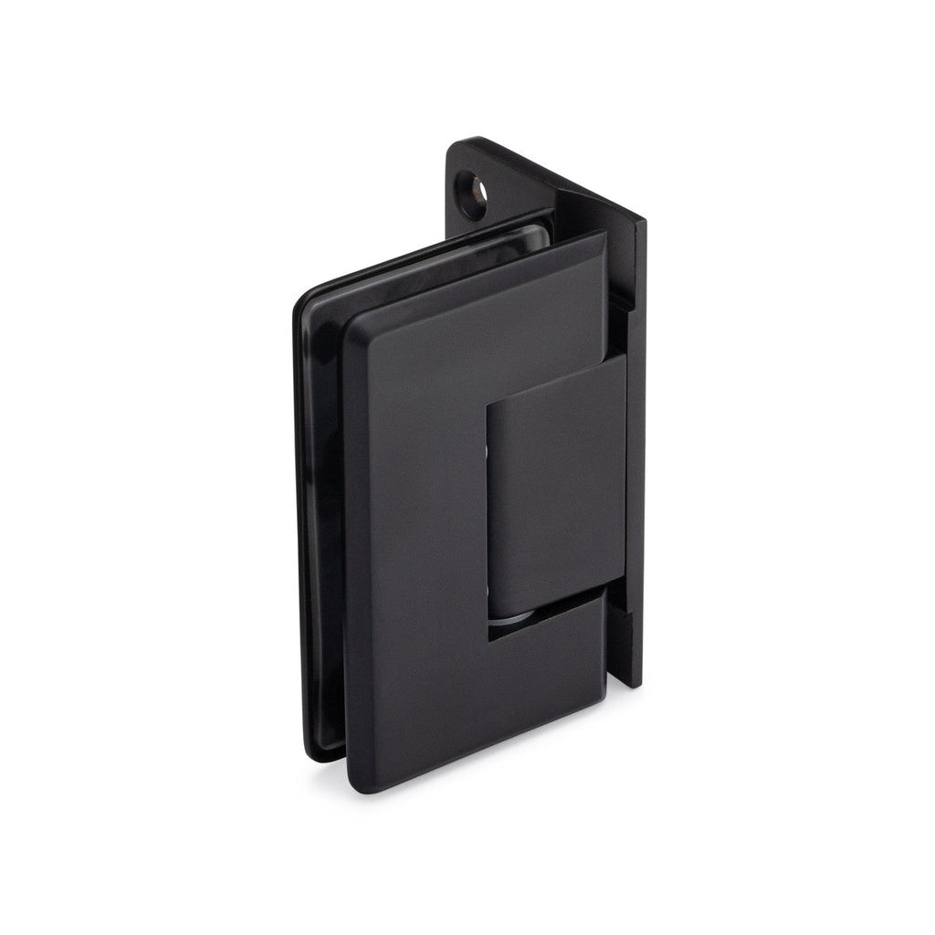 Oceana Standard Duty Adjustable 90° Wall-Glass Hinge with Offset Backplate