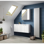 Linen Non Illuminated Mirror Cabinet 75/25 - 715mm x 600mm