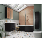 Linen Non Illuminated Mirror Cabinet