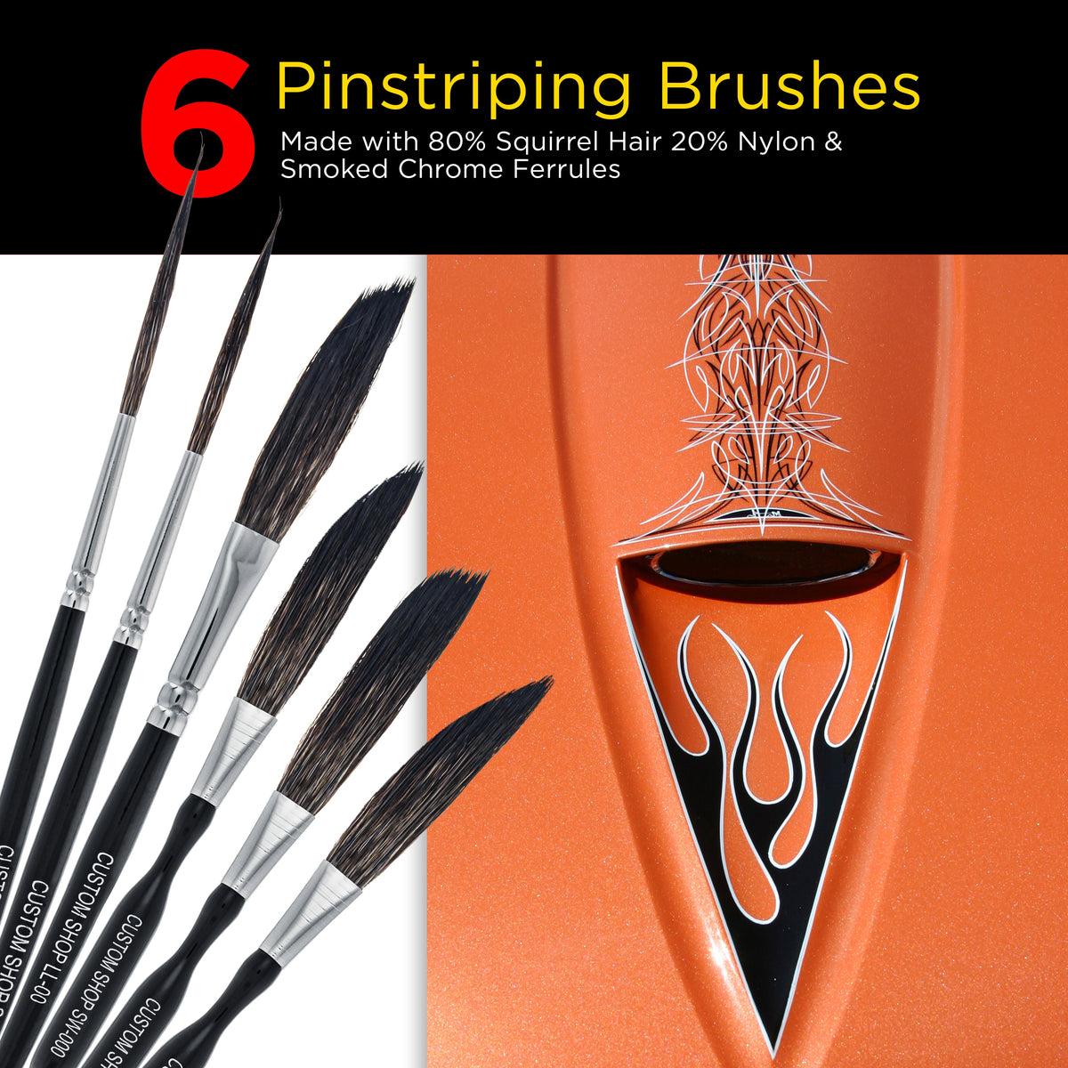 Complete Striper Pinstriping Starter Kit - 8 Colors