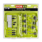 Open Box -  Ryobi A25R151 15 Piece 0.25 Inch Shank Router Bit Set