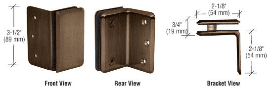CRL Pinnacle and Prima Series Wall Mount Bracket